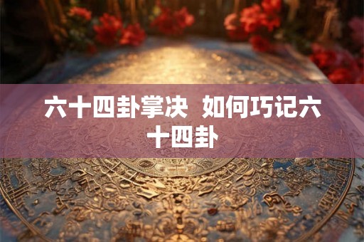 六十四卦掌决  如何巧记六十四卦