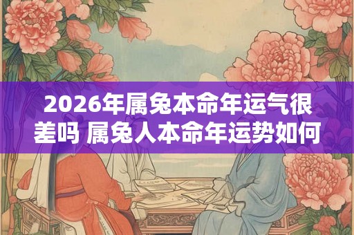 2026年属兔本命年运气很差吗 属兔人本命年运势如何
