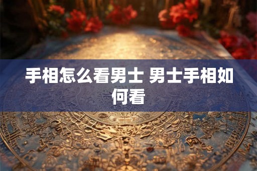 手相怎么看男士 男士手相如何看