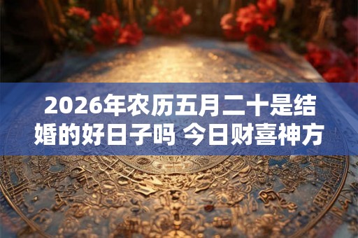 2026年农历五月二十是结婚的好日子吗 今日财喜神方位