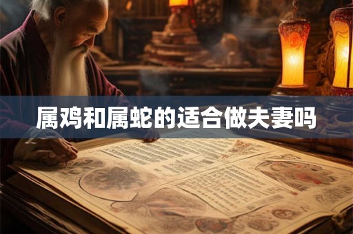 属鸡和属蛇的适合做夫妻吗