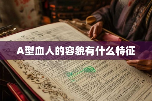A型血人的容貌有什么特征 A型血人的容貌有什么特征