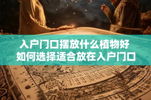 入户门口摆放什么植物好 如何选择适合放在入户门口的植物 入户门口摆放什么植物好 如何选择适合放在入户门口的植物