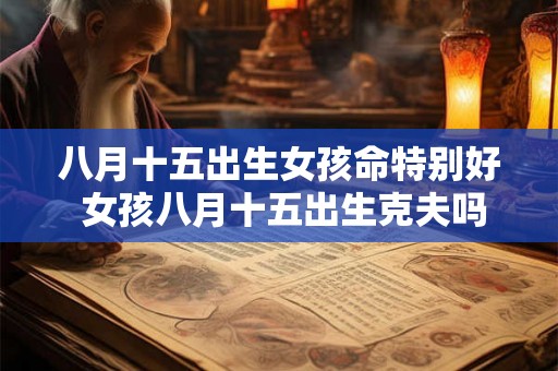 八月十五出生女孩命特别好 女孩八月十五出生克夫吗