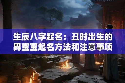 生辰八字起名：丑时出生的男宝宝起名方法和注意事项
