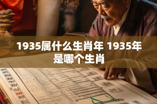 1935属什么生肖年 1935年是哪个生肖