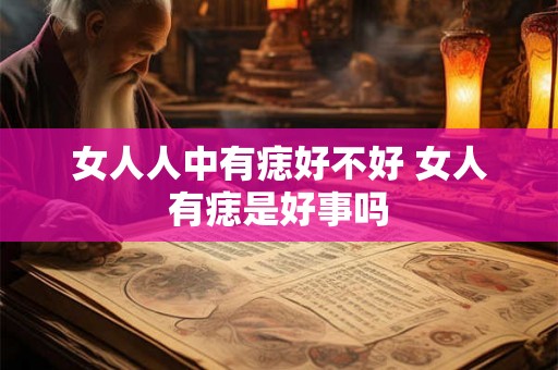 女人人中有痣好不好 女人有痣是好事吗