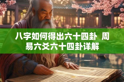 八字如何得出六十四卦 周易六爻六十四卦详解 八字如何得出六十四卦 周易六爻六十四卦详解