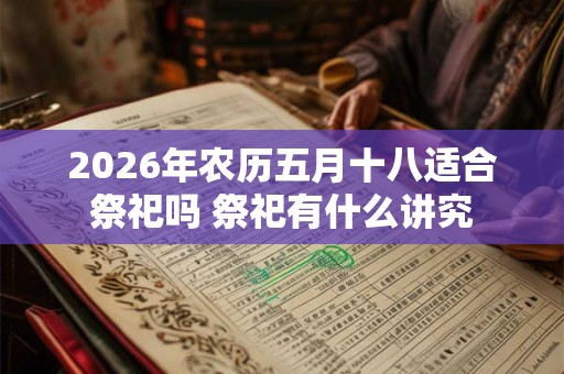 2026年农历五月十八适合祭祀吗 祭祀有什么讲究 2026年农历五月十八适合祭祀吗 祭祀有什么讲究