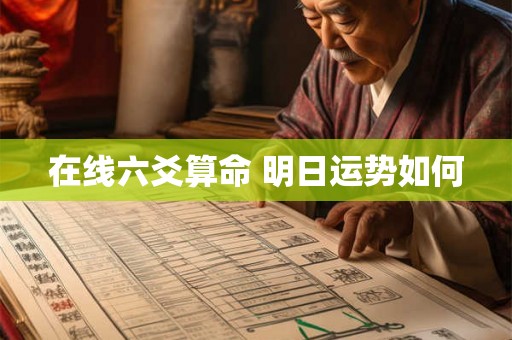 在线六爻算命 明日运势如何