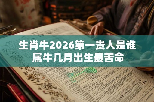 生肖牛2026第一贵人是谁 属牛几月出生最苦命