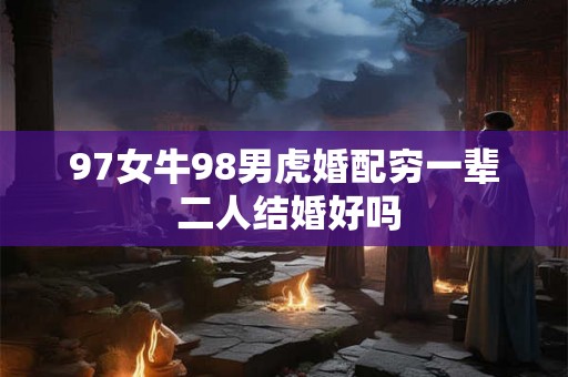 97女牛98男虎婚配穷一辈 二人结婚好吗
