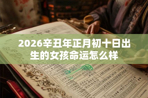 2026辛丑年正月初十日出生的女孩命运怎么样