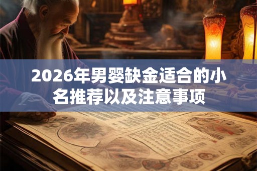 2026年男婴缺金适合的小名推荐以及注意事项 2026年男婴缺金适合的小名推荐以及注意事项