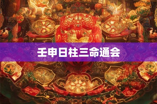 壬申日柱三命通会