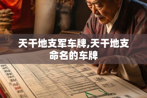 天干地支军车牌,天干地支命名的车牌