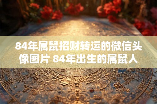 84年属鼠招财转运的微信头像图片 84年出生的属鼠人可使用哪些招财转运的微信头像图片