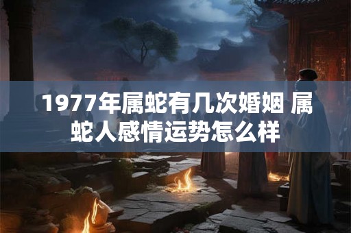 1977年属蛇有几次婚姻 属蛇人感情运势怎么样