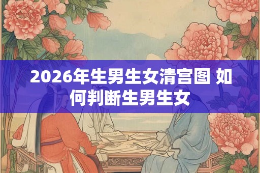 2026年生男生女清宫图 如何判断生男生女 2026年生男生女清宫图 如何判断生男生女