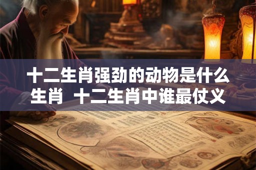十二生肖强劲的动物是什么生肖  十二生肖中谁最仗义