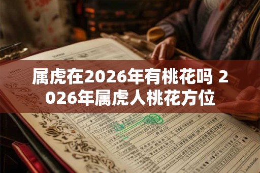 属虎在2026年有桃花吗 2026年属虎人桃花方位