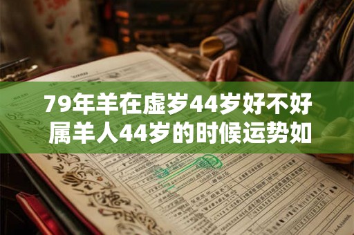 79年羊在虚岁44岁好不好 属羊人44岁的时候运势如何