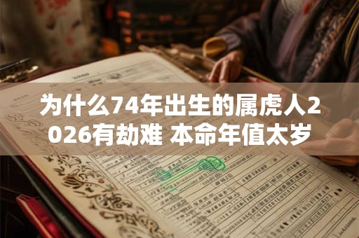 为什么74年出生的属虎人2026有劫难 本命年值太岁