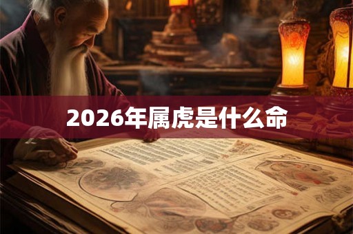 2026年属虎是什么命 2026年属虎是什么命