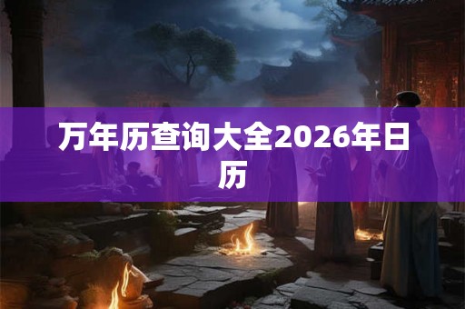 万年历查询大全2026年日历