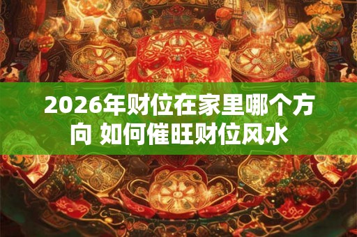 2026年财位在家里哪个方向 如何催旺财位风水 2026年财位在家里哪个方向 如何催旺财位风水