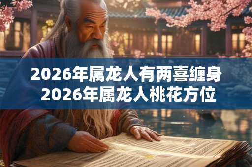 2026年属龙人有两喜缠身 2026年属龙人桃花方位