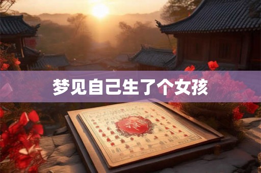 梦见自己生了个女孩
