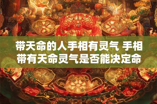 带天命的人手相有灵气 手相带有天命灵气是否能决定命运 带天命的人手相有灵气 手相带有天命灵气是否能决定命运