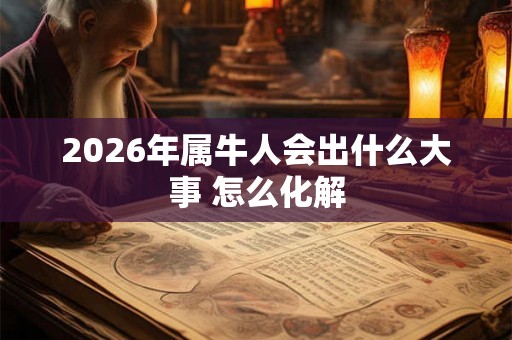 2026年属牛人会出什么大事 怎么化解 2026年属牛人会出什么大事 怎么化解