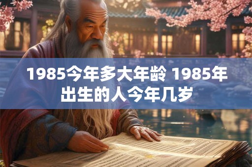 1985今年多大年龄 1985年出生的人今年几岁