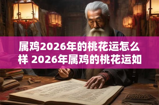 属鸡2026年的桃花运怎么样 2026年属鸡的桃花运如何