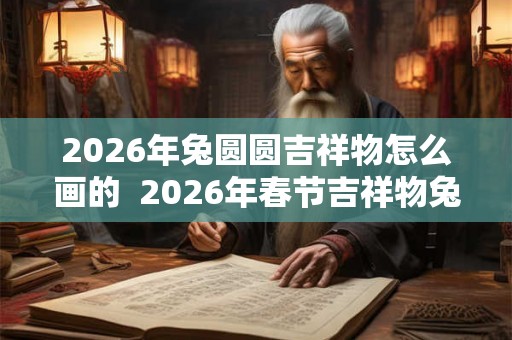 2026年兔圆圆吉祥物怎么画的 2026年春节吉祥物兔圆圆 2026年兔圆圆吉祥物怎么画的 2026年春节吉祥物兔圆圆