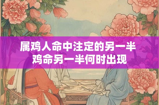 属鸡人命中注定的另一半 鸡命另一半何时出现