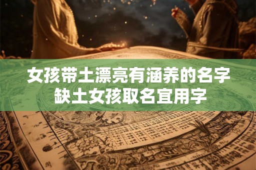 女孩带土漂亮有涵养的名字 缺土女孩取名宜用字