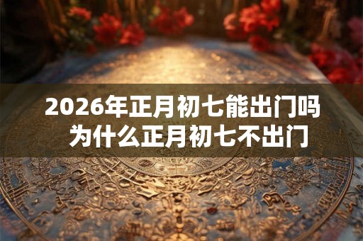2026年正月初七能出门吗  为什么正月初七不出门