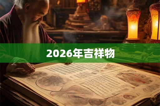 2026年吉祥物 2026年吉祥物