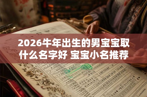 2026牛年出生的男宝宝取什么名字好 宝宝小名推荐