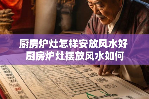 厨房炉灶怎样安放风水好 厨房炉灶摆放风水如何 厨房炉灶怎样安放风水好 厨房炉灶摆放风水如何