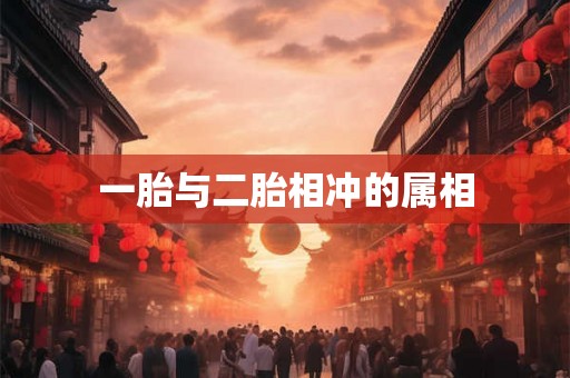 一胎与二胎相冲的属相