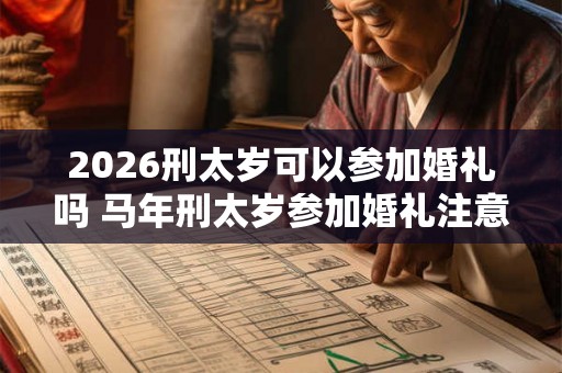 2026刑太岁可以参加婚礼吗 马年刑太岁参加婚礼注意事项 2026刑太岁可以参加婚礼吗 马年刑太岁参加婚礼注意事项