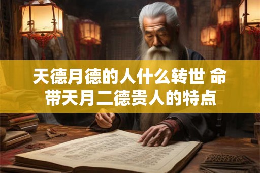 天德月德的人什么转世 命带天月二德贵人的特点