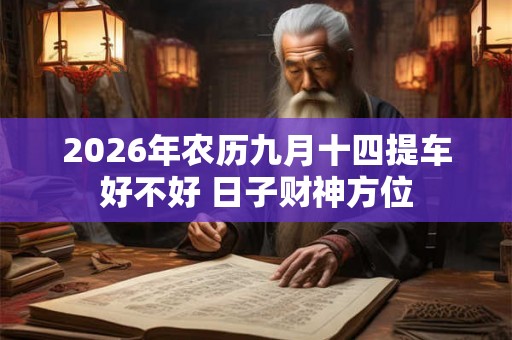2026年农历九月十四提车好不好 日子财神方位