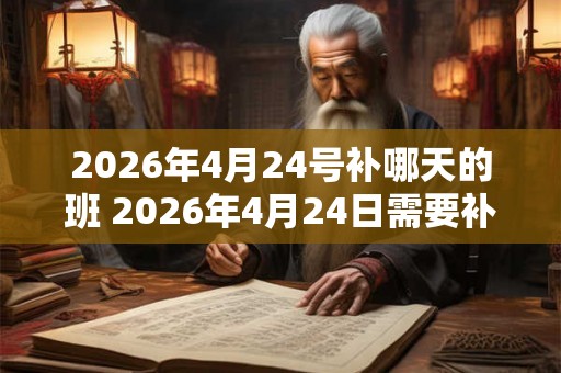2026年4月24号补哪天的班 2026年4月24日需要补上哪天的班