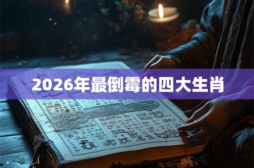 2026年最倒霉的四大生肖