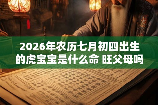 2026年农历七月初四出生的虎宝宝是什么命 旺父母吗